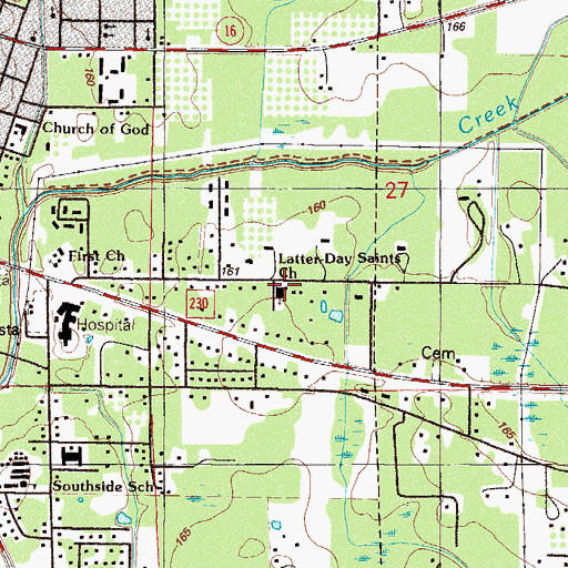 Topographic Map of The Church of Jesus Christ of Latter Day Saints, FL