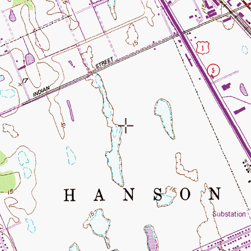 Topographic Map of Tradition Golf Club, FL