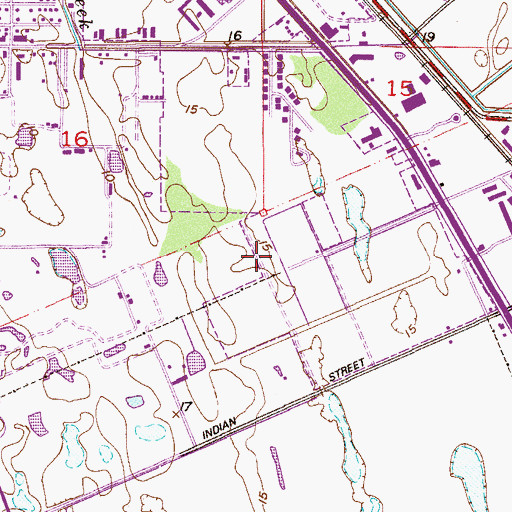 Topographic Map of Stuart Congregational United Church of Christ, FL