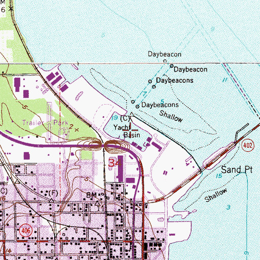 Topographic Map of Westland Marina, FL