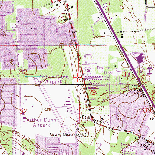 Topographic Map of Islander Alliance Church, FL