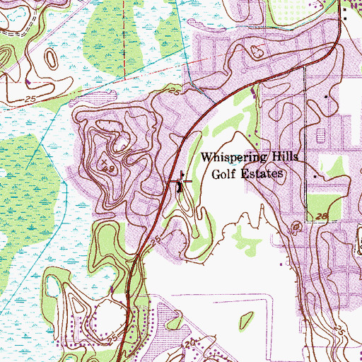 Topographic Map of Park Avenue Baptist Church House of Ashkelon, FL