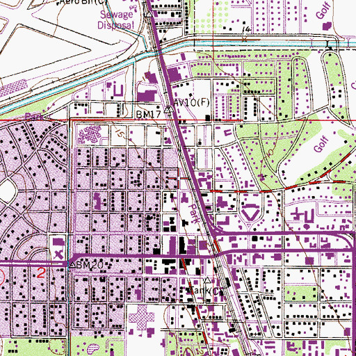 Topographic Map of Indian River Historical Society, FL