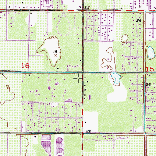 Topographic Map of Emmanuel African Methodist Episcopal Zion Church, FL