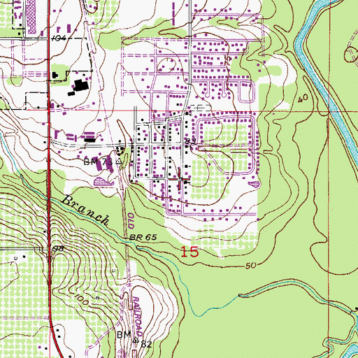 Topographic Map of New Mount Zion African Methodist Episcopal Church, FL