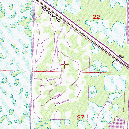 Topographic Map of Westminster Golf Club, FL