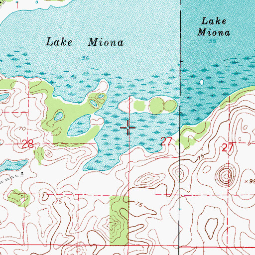 Topographic Map of Williams Island Country Club, FL