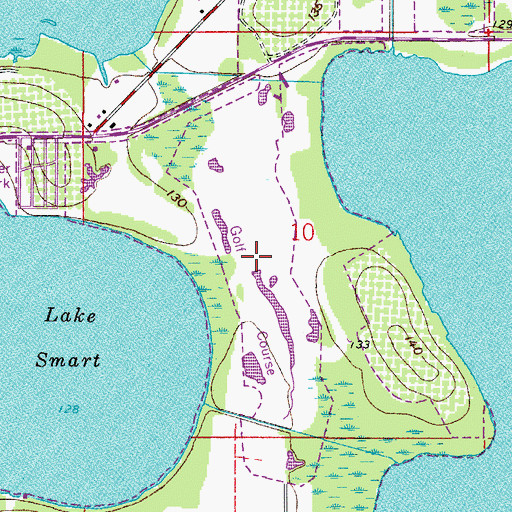 Topographic Map of World Golf Village, FL