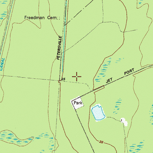 Topographic Map of Greer Elementary School, GA