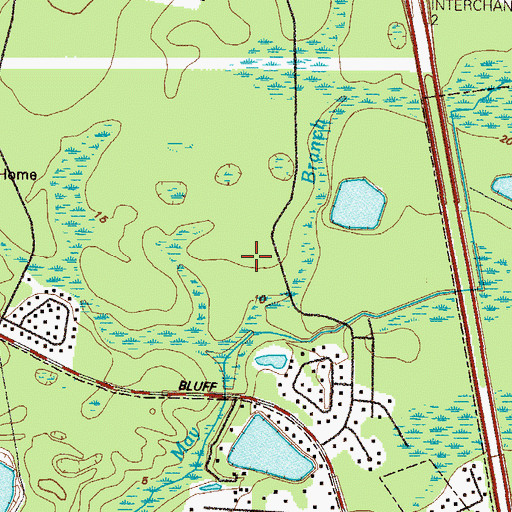 Topographic Map of David L Rainer Elementary School, GA