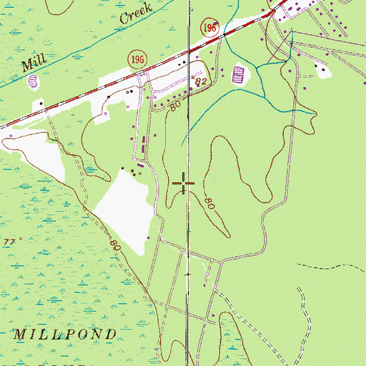 Topographic Map of Trinity Christian Academy, GA