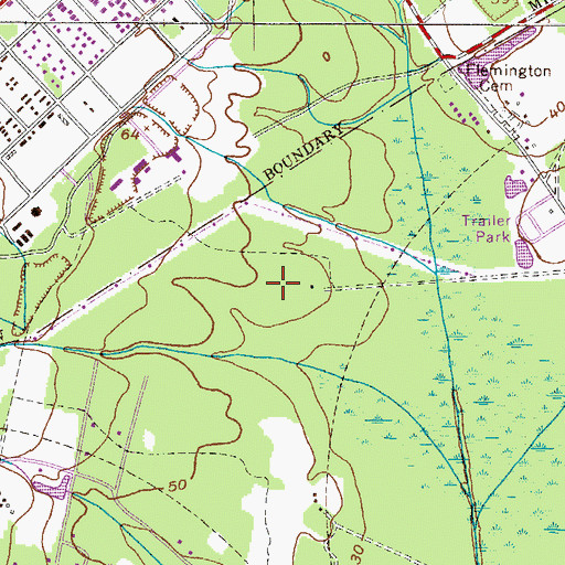 Topographic Map of Joseph Martin Elementary School, GA