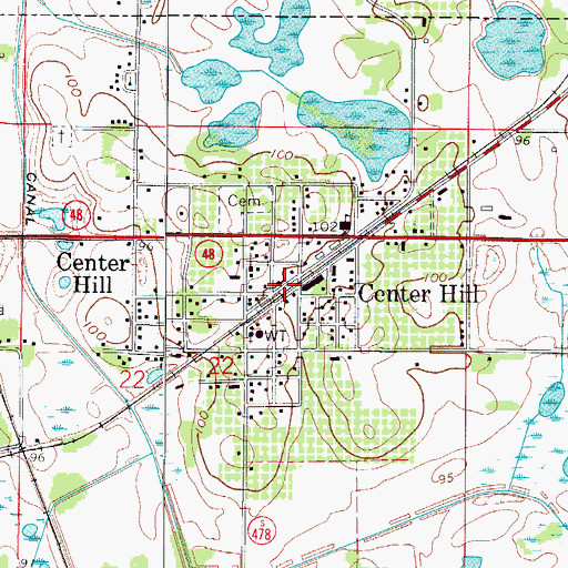 Topographic Map of Pentecostal Lighthouse Fellowship, FL