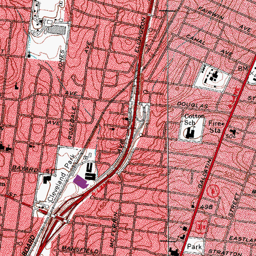 Topographic Map of Anointed Life Fellowship, TN