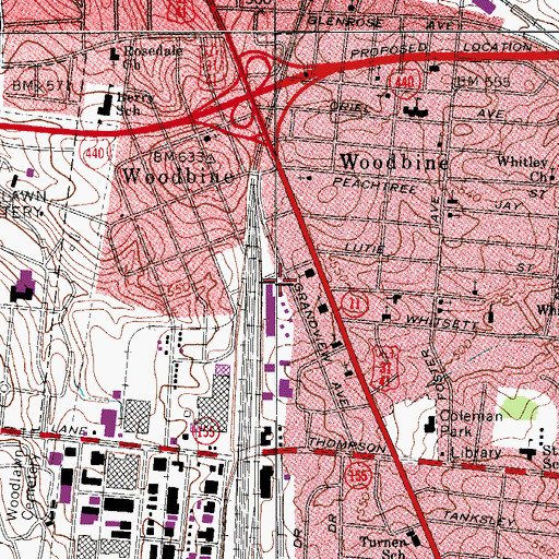 Topographic Map of Child Evangelism Fellowship Church, TN