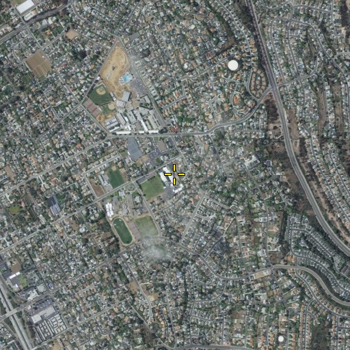 Aerial/Satellite Image of Magnolia Elementary School, CA