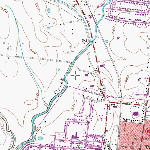 Topographic Map of Union Elementary Year Round School, TN