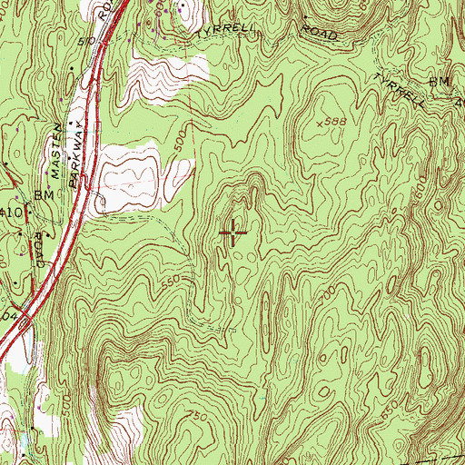Topographic Map of Taconic-Hereford State Multiple Use Area, NY