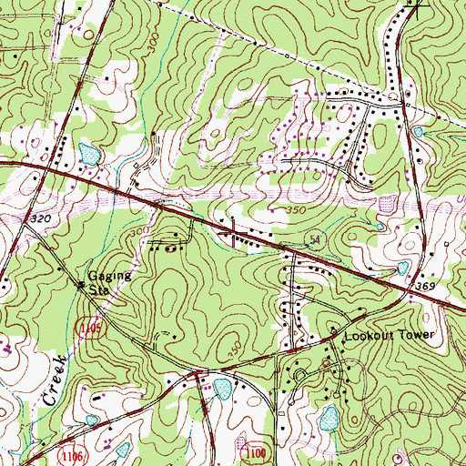 Topographic Map of Church of the Brethren Peace Covenant Church, NC