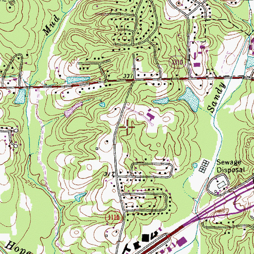 Topographic Map of Church of the Good Shepherd, NC