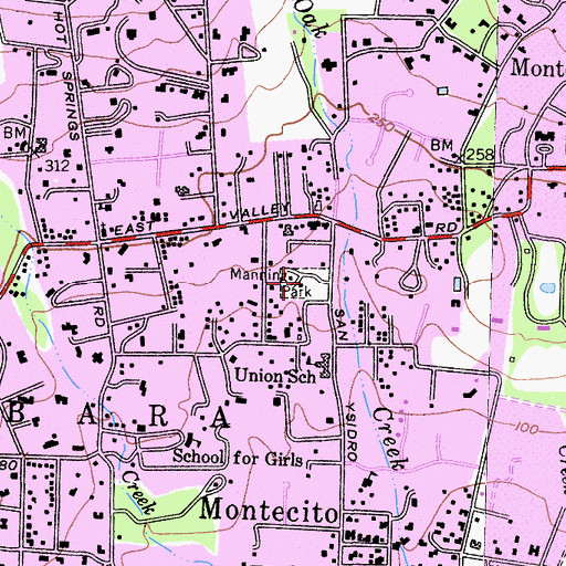 Topographic Map of Manning Park, CA