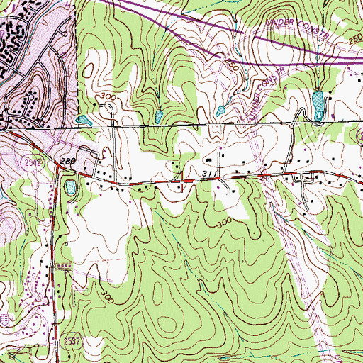 Topographic Map of Word of God Christian Day Care Center, NC