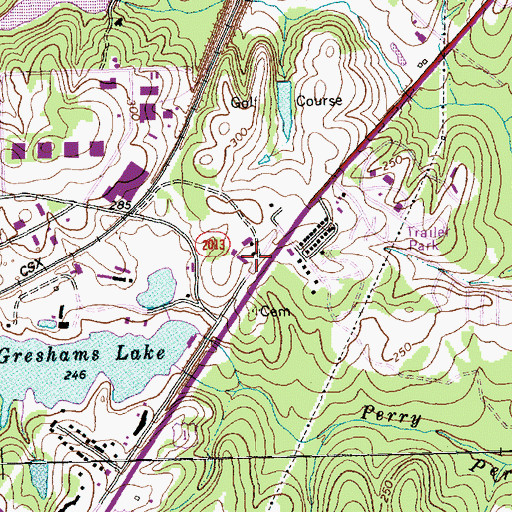 Topographic Map of Agape Word Fellowship Church, NC