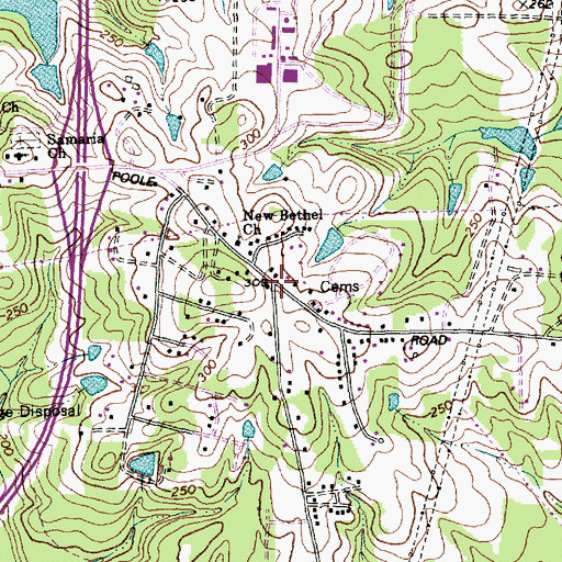 Topographic Map of Abundant Life Child Care Center, NC