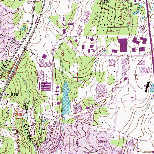 Topographic Map of Faith Alive Family Church, NC