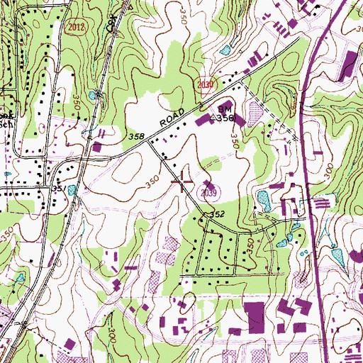 Topographic Map of Faith Assembly Christian Center Word of Truth, NC