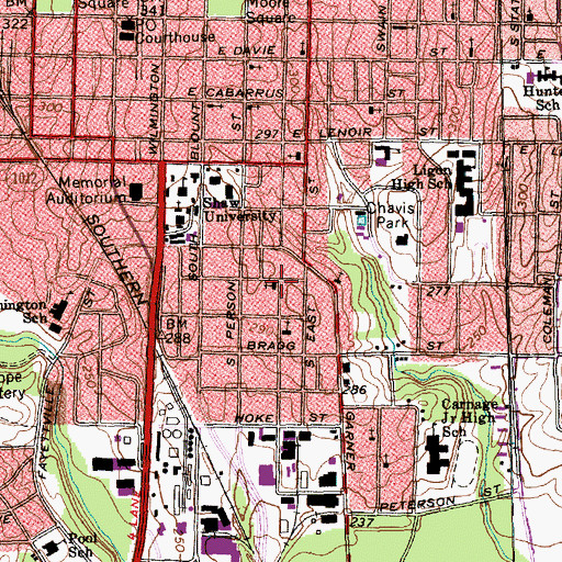 Topographic Map of Fulfilled Promise Tabernacle Church, NC