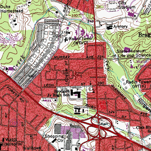 Topographic Map of Greater Faith Holiness Church, NC