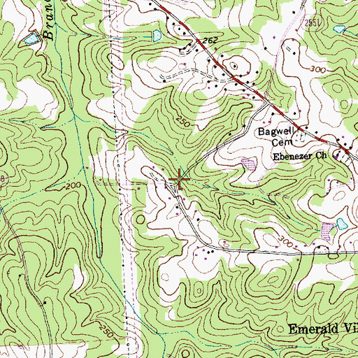 Topographic Map of Immanuel Apostolic Church of Christ, NC