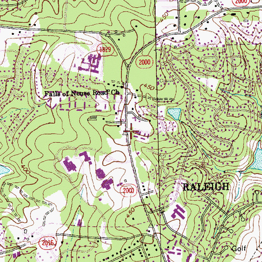 Topographic Map of Mount Vernon Korean Mission, NC