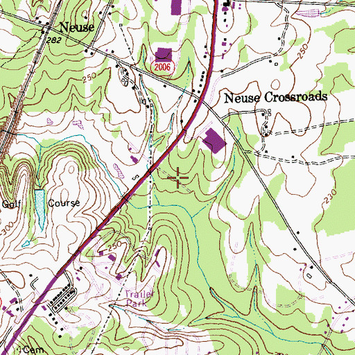Topographic Map of New Fire Worship Center, NC