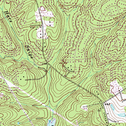 Topographic Map of North Raleigh Community Church, NC