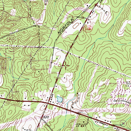Topographic Map of World Overcomers Christian Church, NC