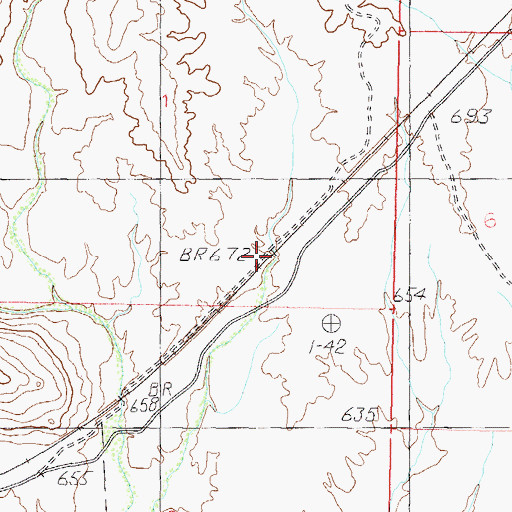 Topographic Map of Papago, AZ