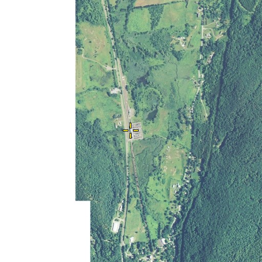 Aerial/Satellite Image of Wassaic Station, NY