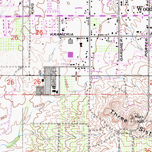 Topographic Map of The Church of Jesus Christ of Latter Day Saints, CA