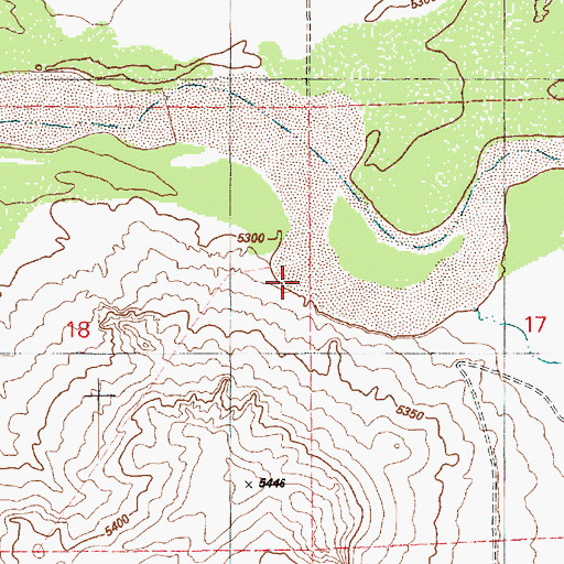 Topographic Map of Paulcell Place, AZ