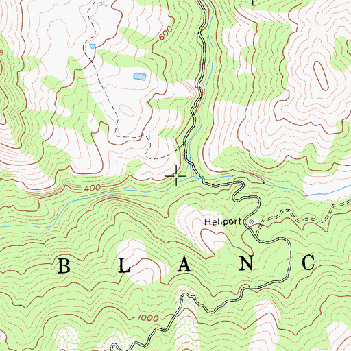 Topographic Map of Marmolejo Creek, CA