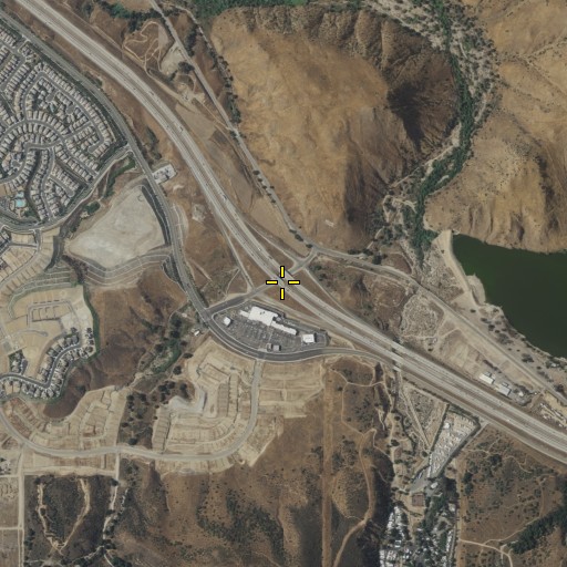 Aerial/Satellite Image of Interchange 85, CA