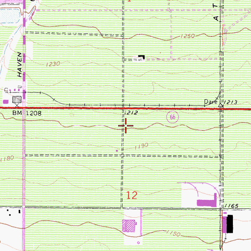Topographic Map of Angels Medical Center, CA