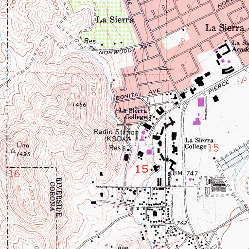 Topographic Map of Brandstarter Gallery, CA