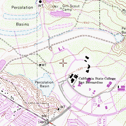 Topographic Map of Yasuda Center for Extending Education, CA