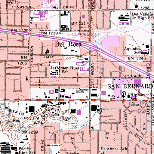 Topographic Map of Ready Set Grow, CA