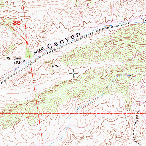 Topographic Map of Saint Jeanne de Lestonnac School, CA
