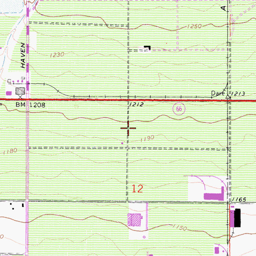 Topographic Map of Rancho Specialty Hospital, CA