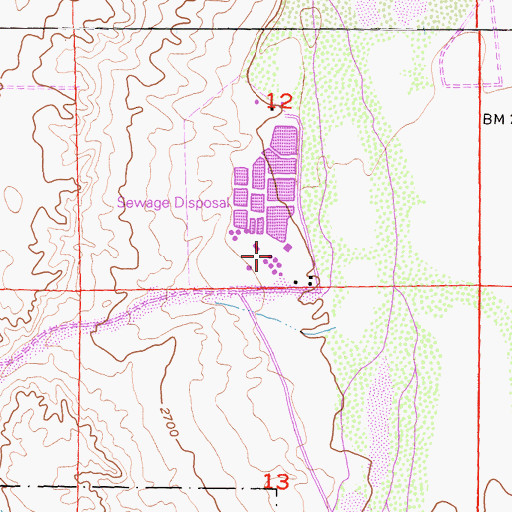 Topographic Map of Victor Valley Wastewater Reclamation Authority, CA
